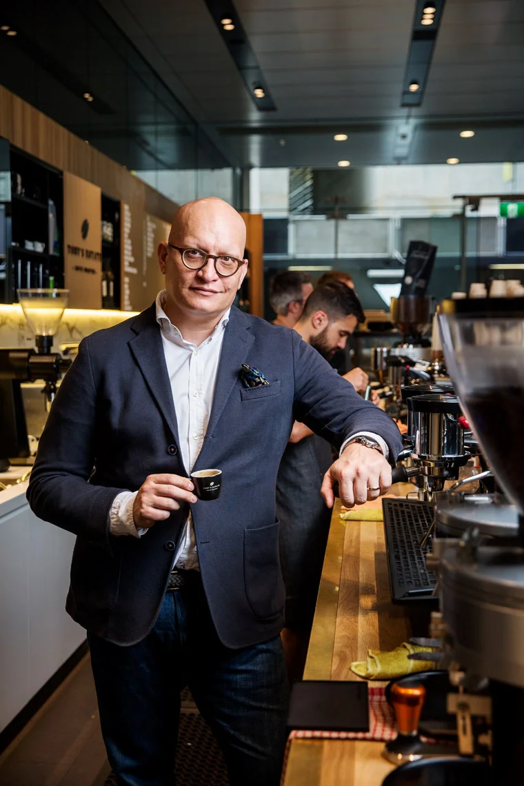 Mr Cosimo Libardo of Toby's Estate, photo by James Horan