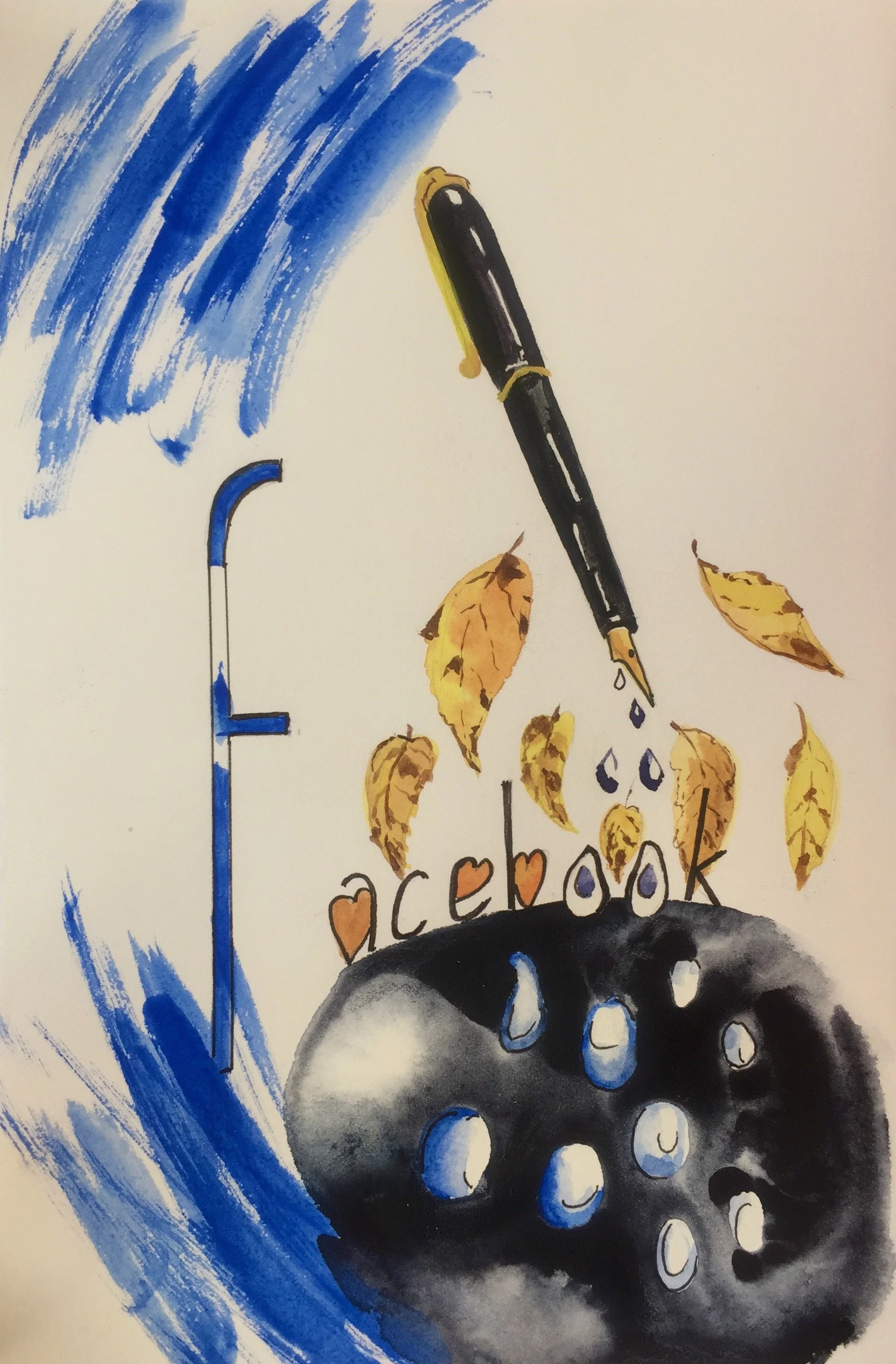 Stiloul tatii-mesaj pe Facebook