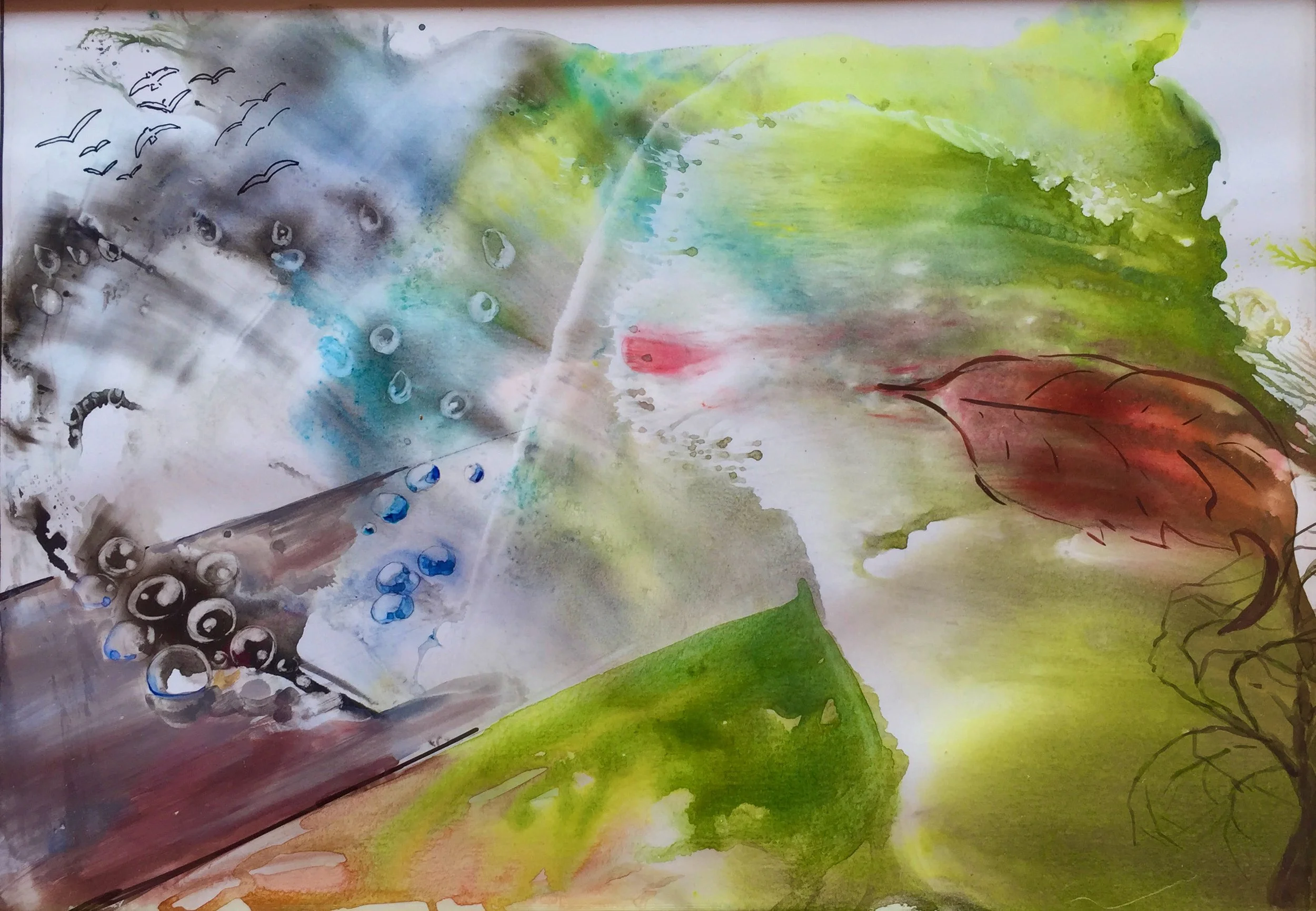 Stropi mari pe pervaz-e toamnǎ