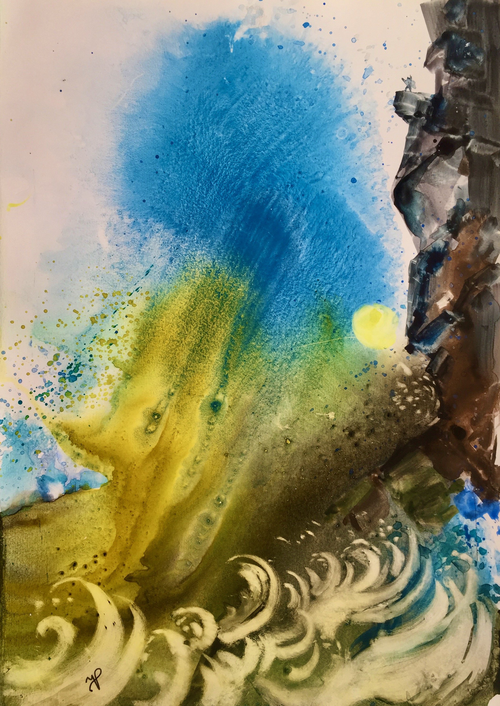 Necontenit talazul izbeşte malul