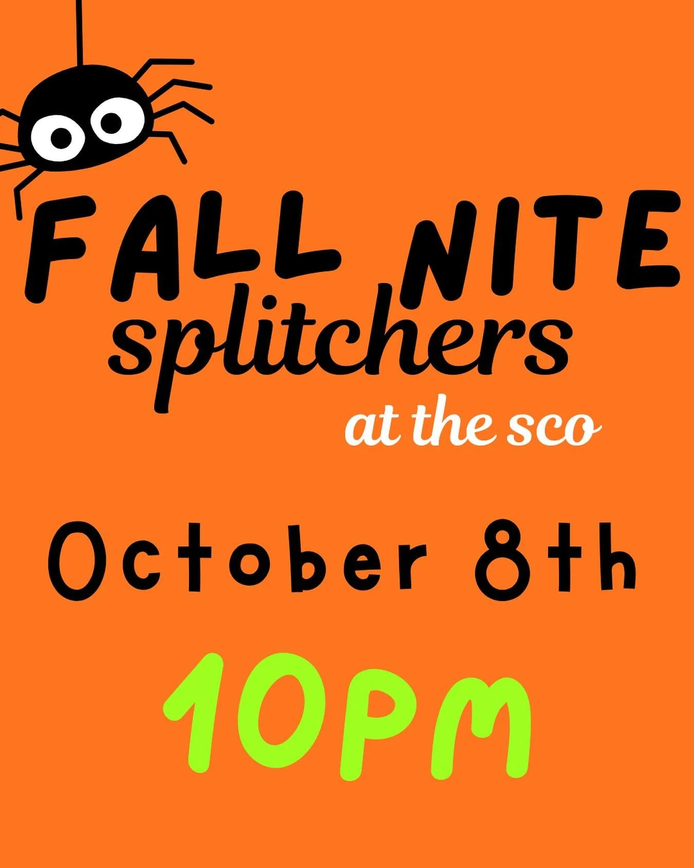 October is finally here, and so is our autumn themed Splitchers!! Pull up to the Sco at 10 pm on Wednesday night and toast to the start of fall.