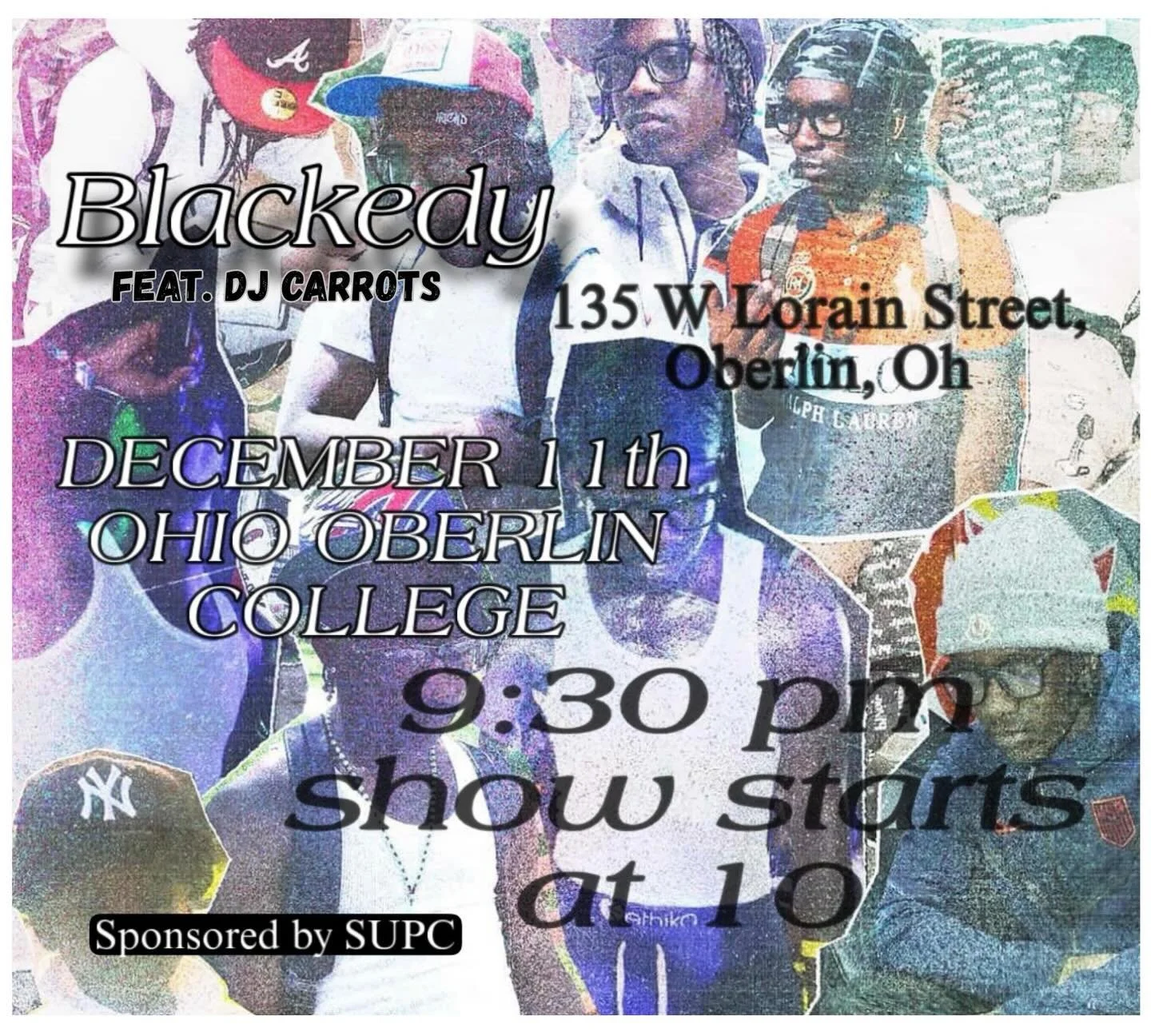 Get ready for the Sco&rsquo;s last show of the semester!! This Thursday (12/11), Blackedy will be performing at the Sco with DJ Carrots opening. Doors at 9:30pm, Show at 10pm. See you all there and ready to end the semester with a bang!! 🪩