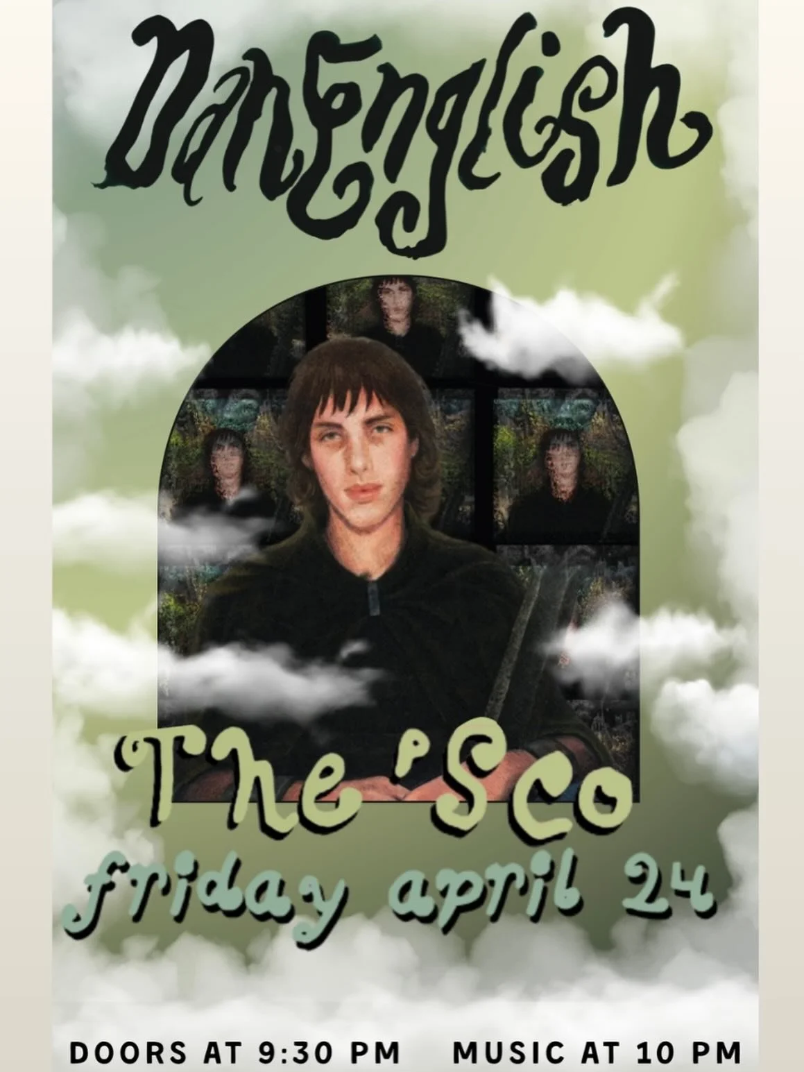 Dan English will be performing at the &rsquo;Sco&nbsp;with a set you won&rsquo;t want to miss! Fresh off tour with Perfume Genius, the Iowa-born songwriter brings a dynamic blend of indie pop and alternative rock. The Luna Collective likened the aura