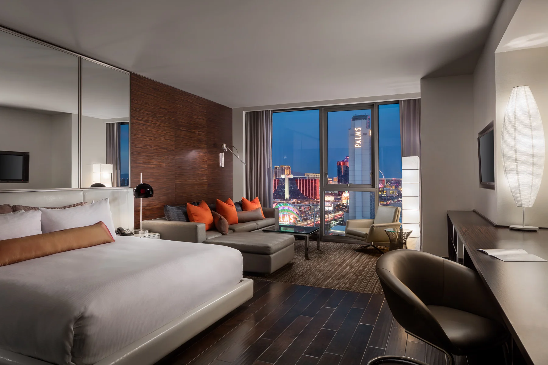 Palms Place Room at Twilight