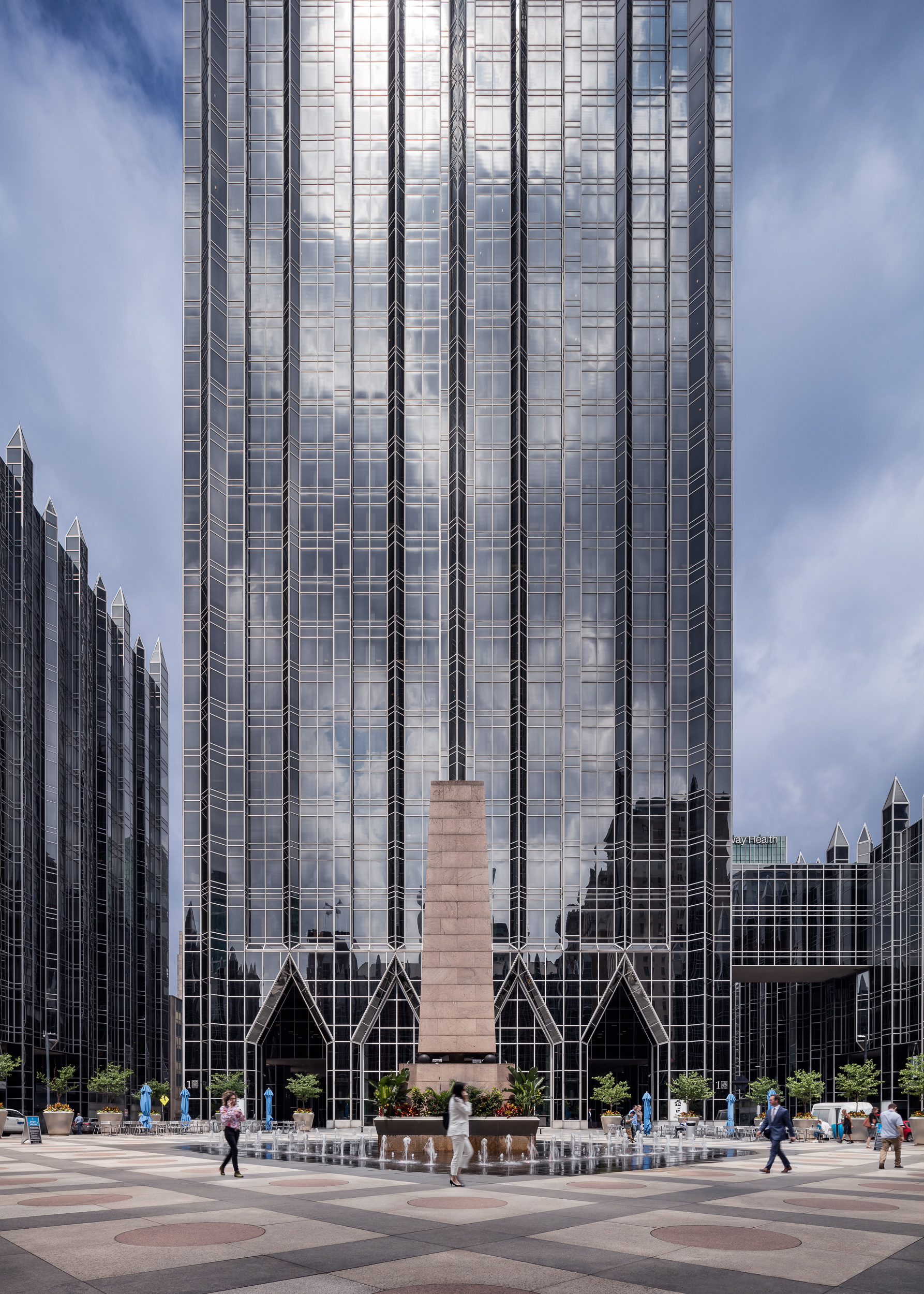 PPG Place Tower and Fountains