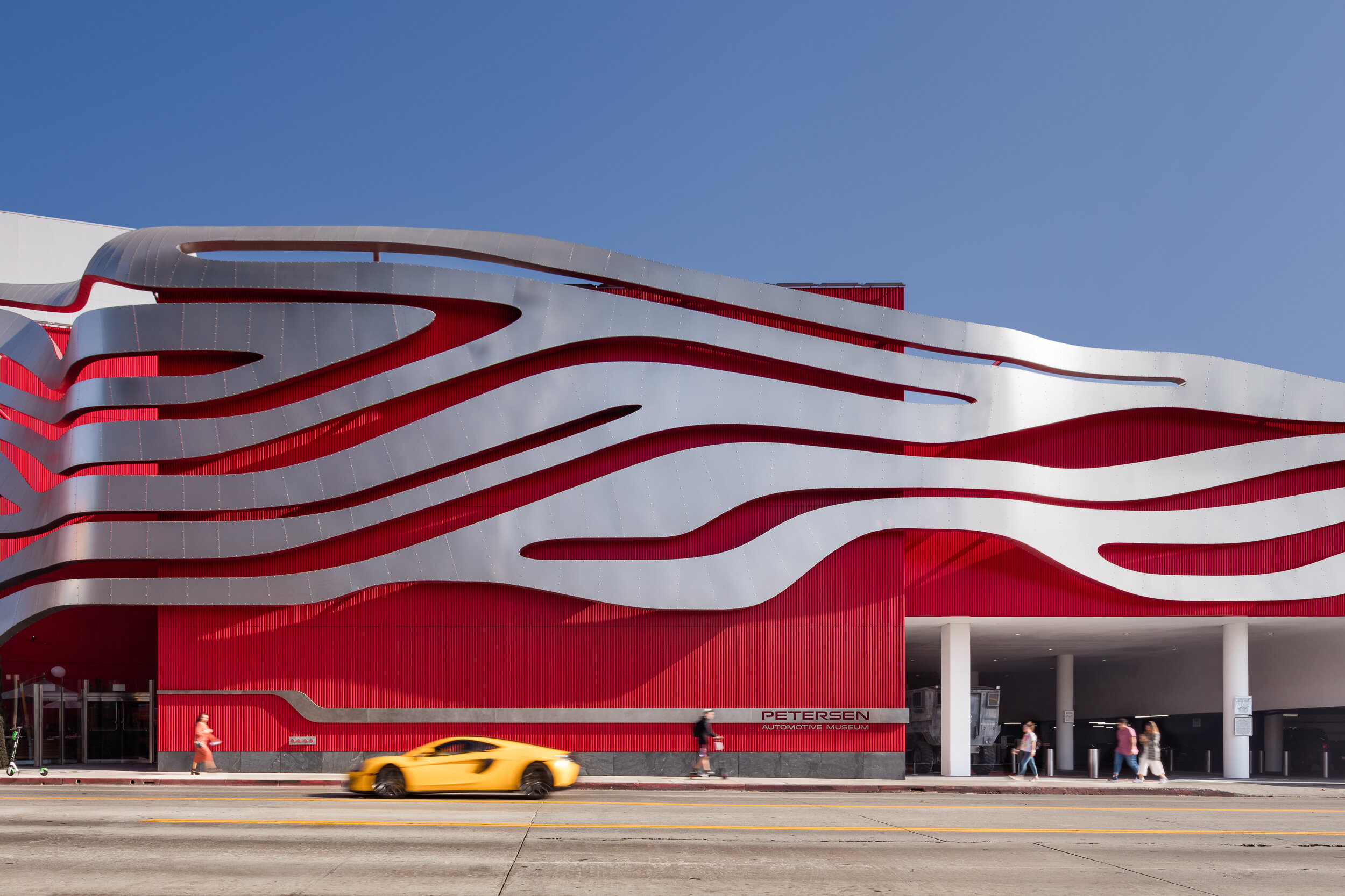 Petersen Automotive Museum West Elevation