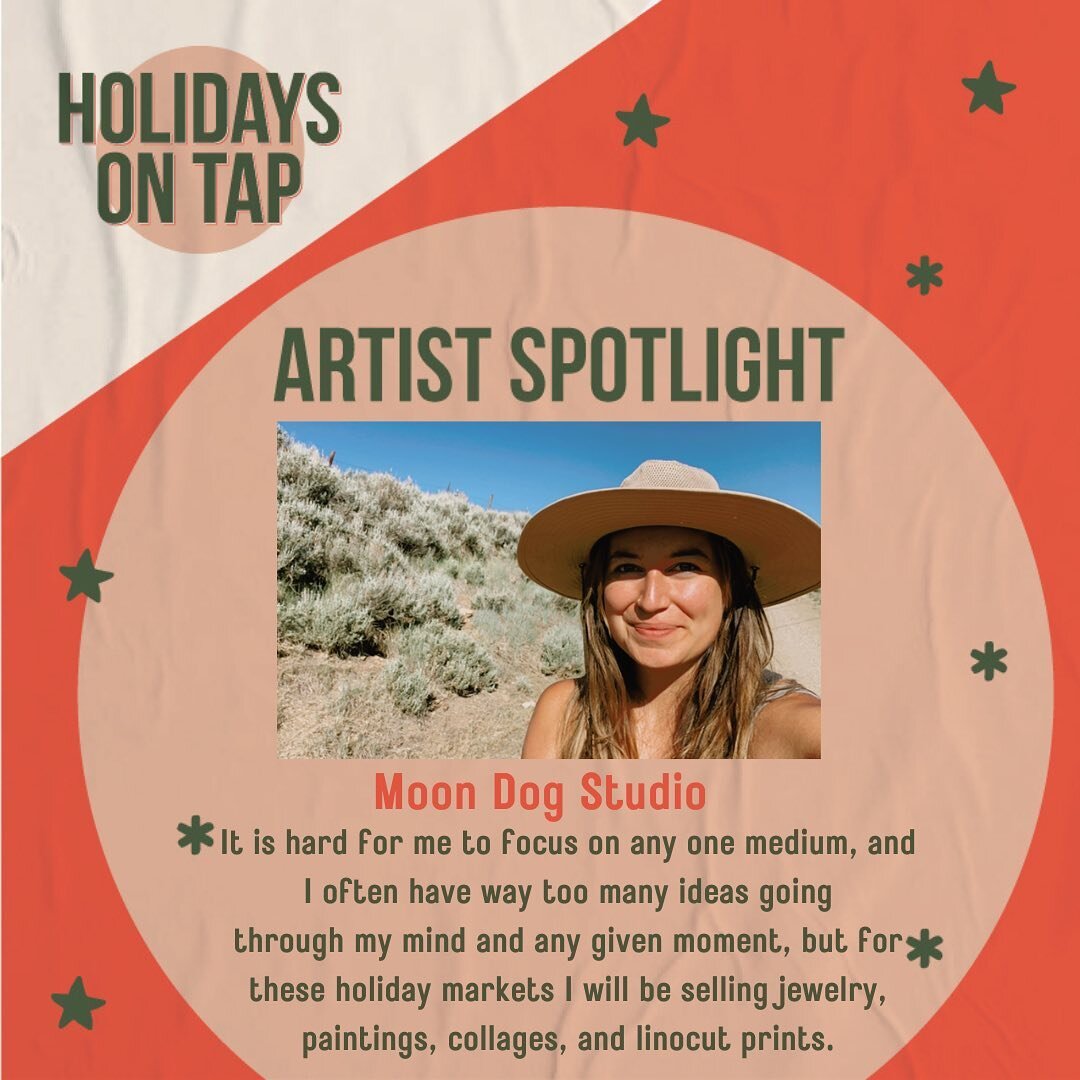 Thank you SO much to everyone who came to our first ever Holidays on Tap event at @thebarleysteamboat 🌲

We will be having our second Holidays on Tap event next Wednesday at @stormpeakbrewingco from 5-9 PM with an even bigger number of artists, incl