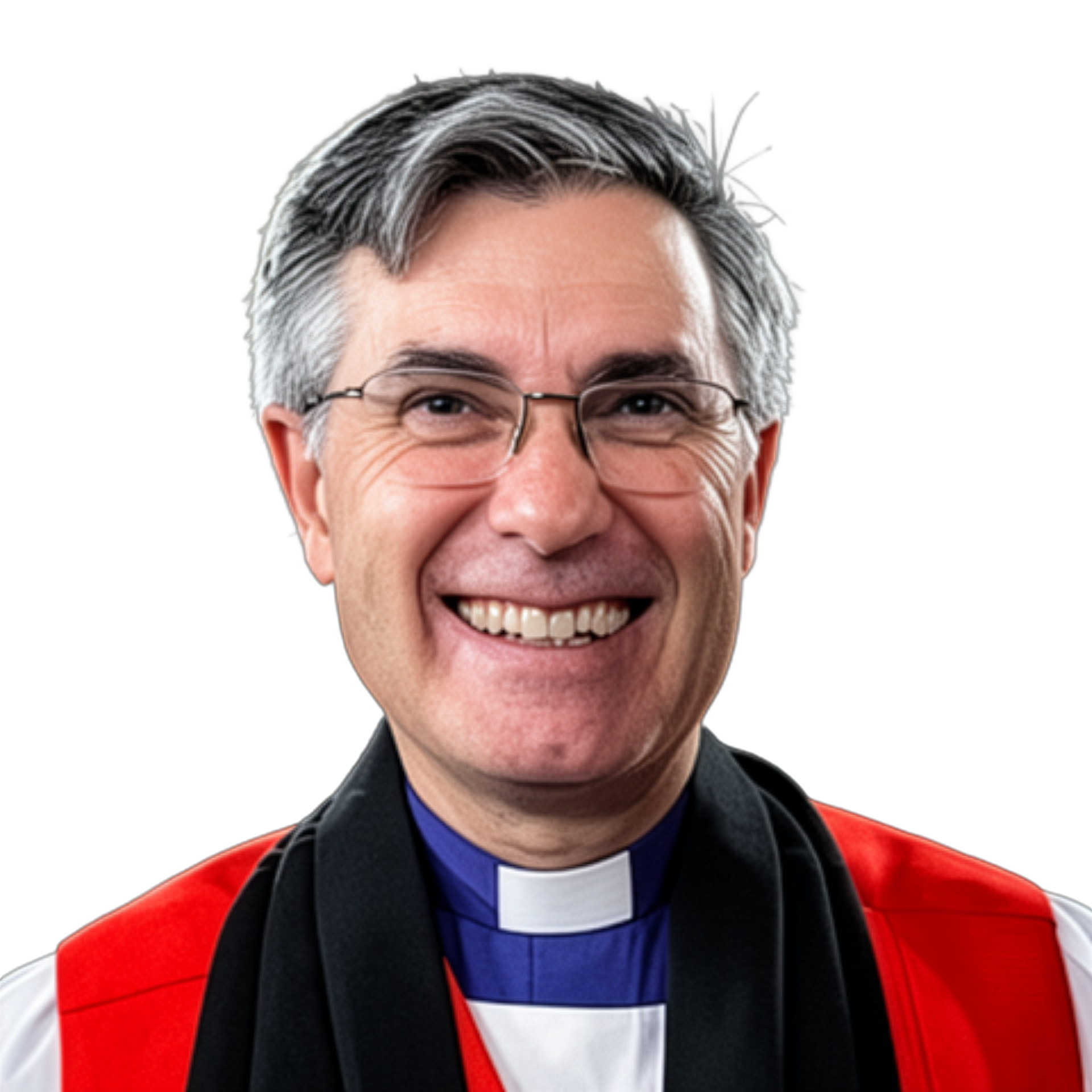 An Edited Photograph of The Right Reverend Rod Chiswell