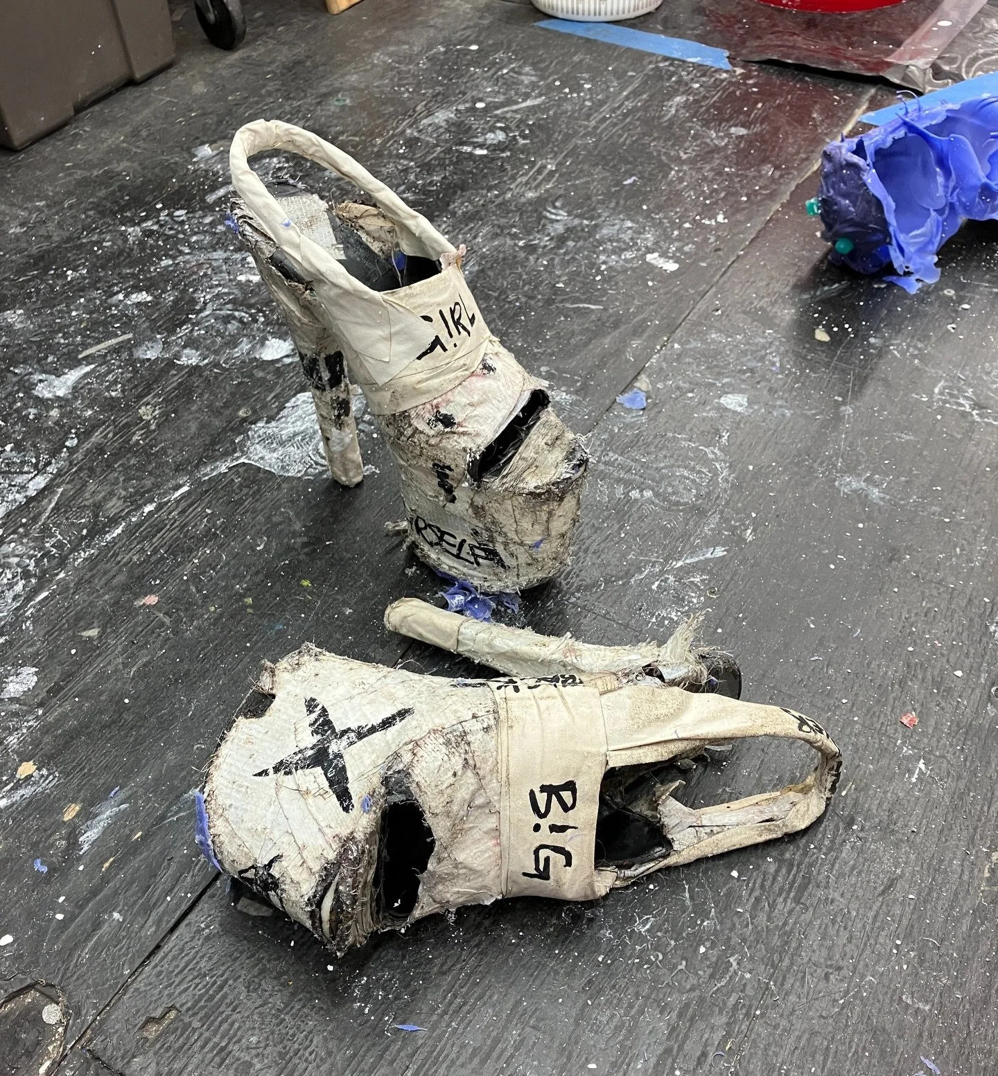 For anyone curious about the process behind my Whitney biennial installation: here are some snaps of the molds, the labor, the collaboration&mdash;that came before the glamour.

Sometimes shimmer is mistaken for surface. In queer and trans cultures, 
