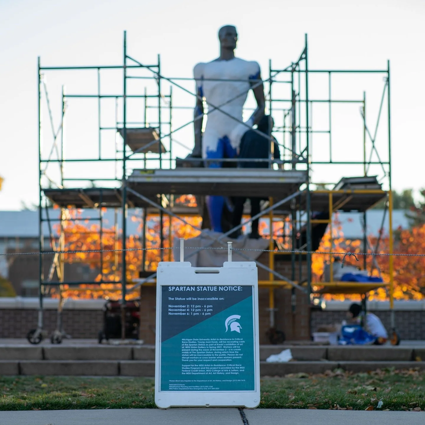 TOMORROW! Virtual conversation with Glenn Kaino @gkstudio, another artist in &ldquo;The Shape of Power: Stories of Race and American Sculpture&rdquo; at @americanart, moderated by one of the curators Grace Yasumura&mdash; exploring the relationship b