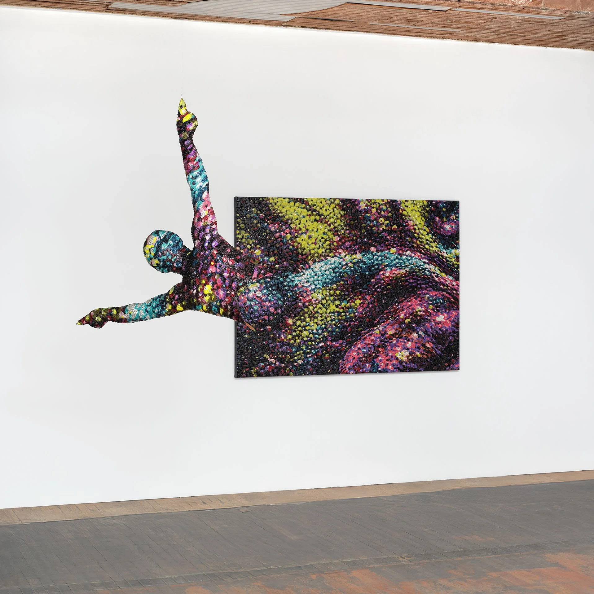   To Refuse Turning Away From Our Transitioning Bodies (Jay, Holding),  2026  To See Your Self Reflected in Our Chameleonic Transformations (Held Together) , 2026 
