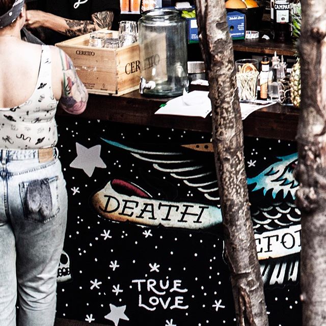 A look at the perfect space we popped up in in Finland. Thank you so so much to @groteskhelsinki for letting us take over your lower terrace bar for the evening. It was a fantastic spot with perfect weather to bring a little bit of @deathproofbar to 