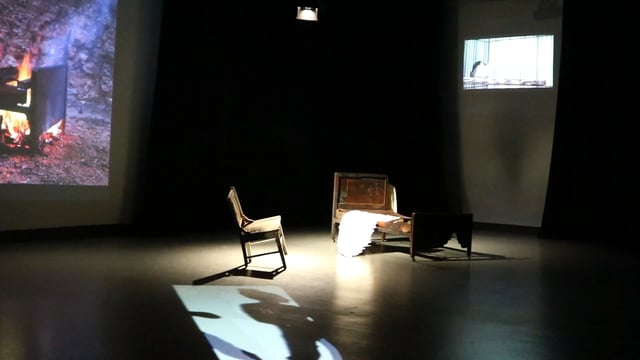 'Every angel is terrifying' , video-installation 2017