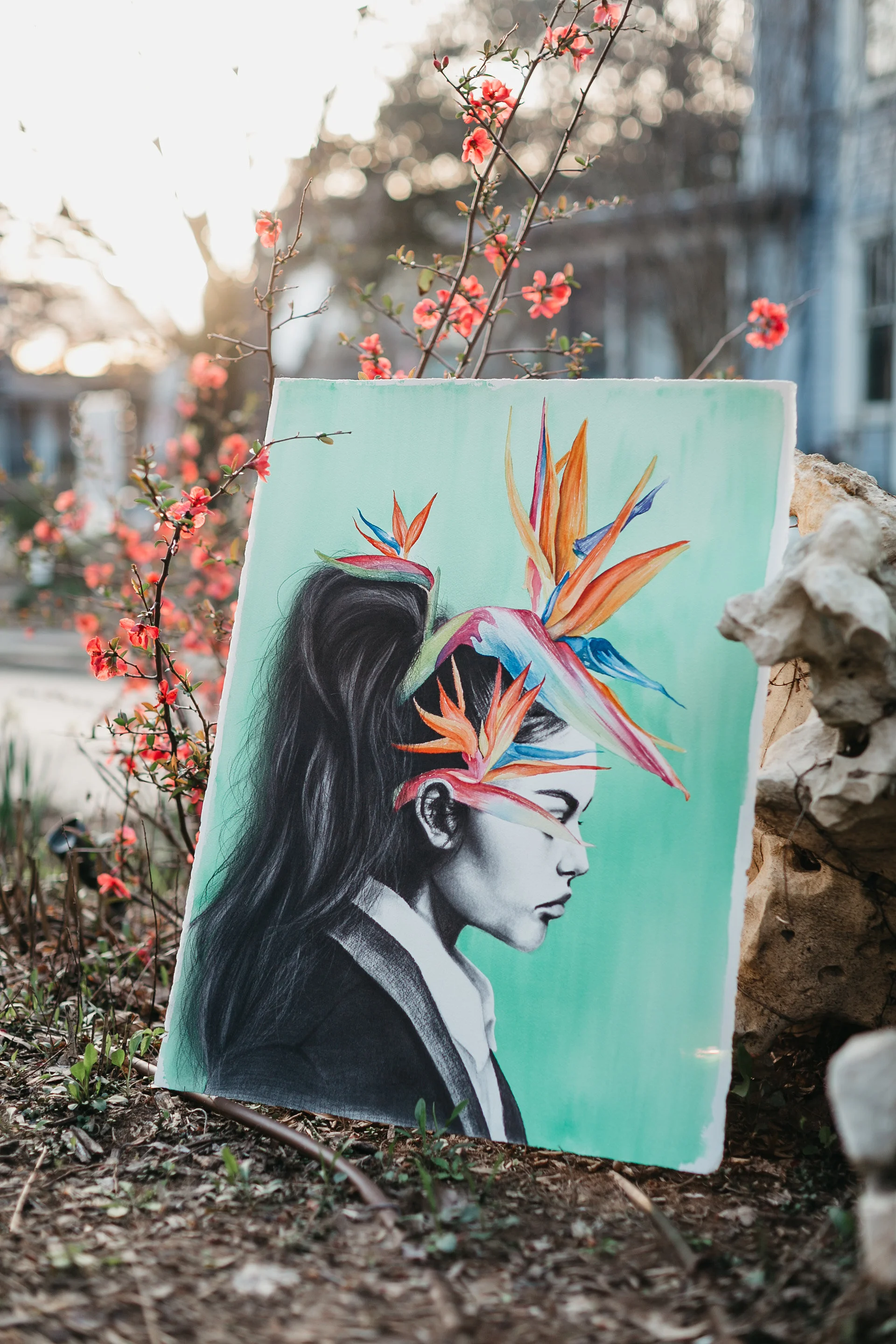Bird of Paradise Art