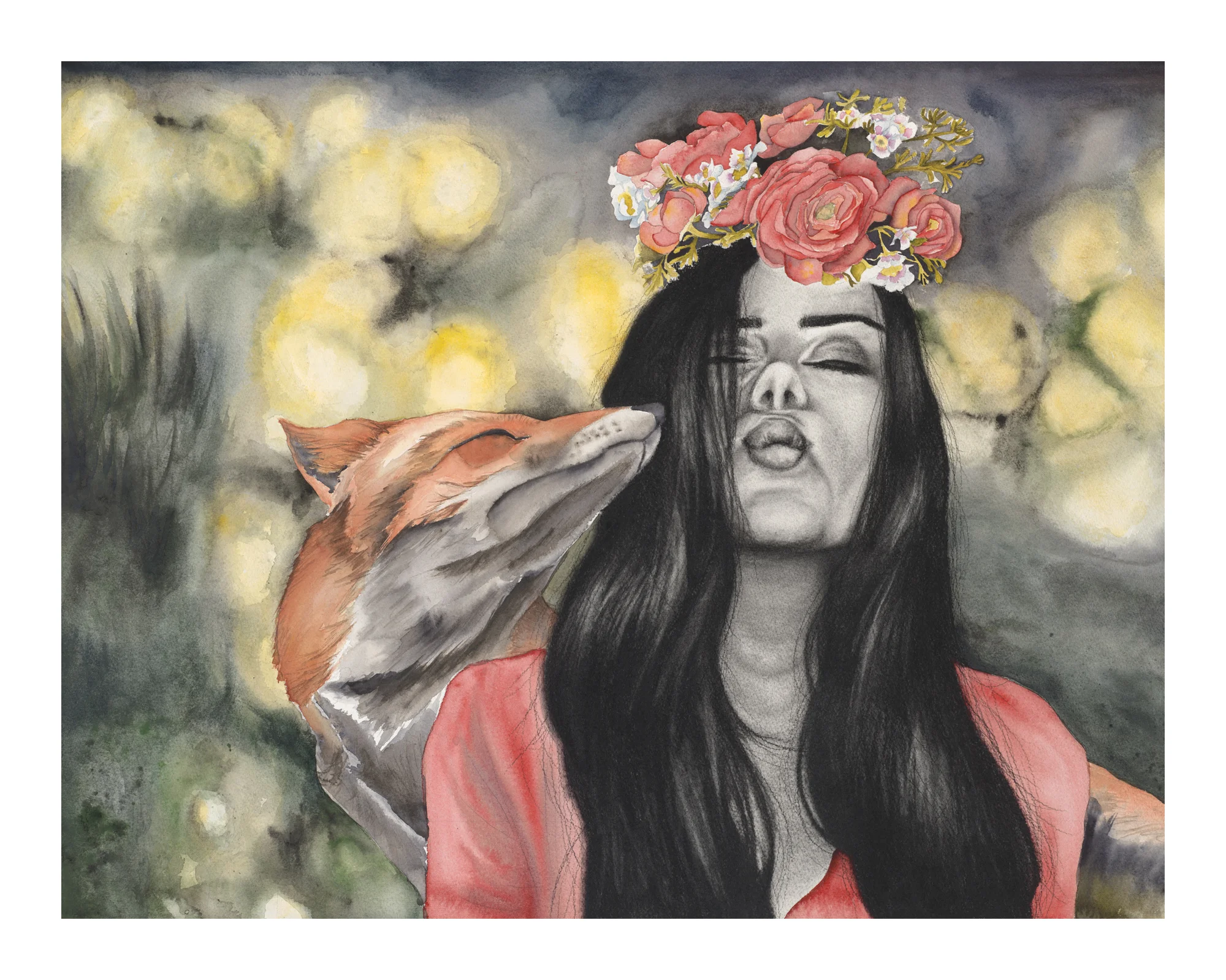 8x10 Fox and Flowers.jpg