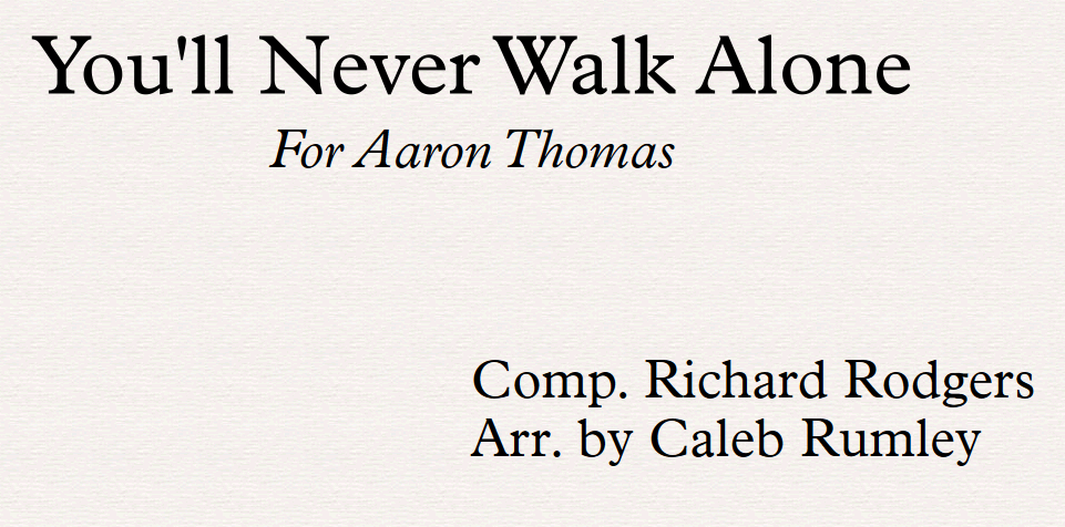 You'll Never Walk Alone