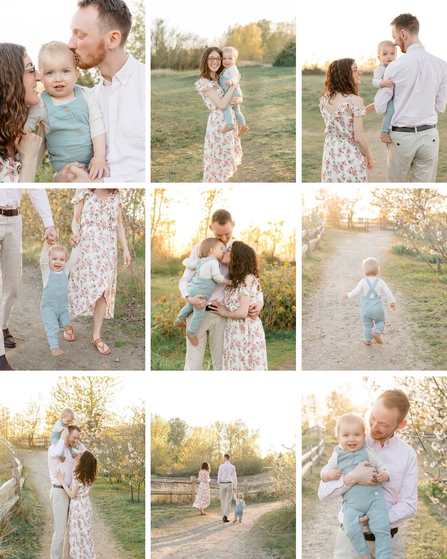 Oh my goodness this family 🥰 I had such a wonderful photo session with them this weekend. So much love and laughter. This is my third time taking photos with them and I love all of our time together and documenting their little dude as he grows 🌿 @
