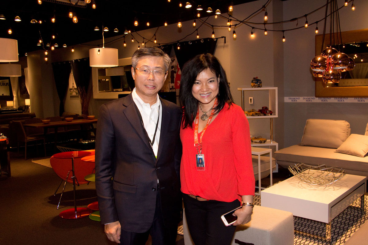 Tawny Lam with Wong Man Li Las Vegas Market 2016
