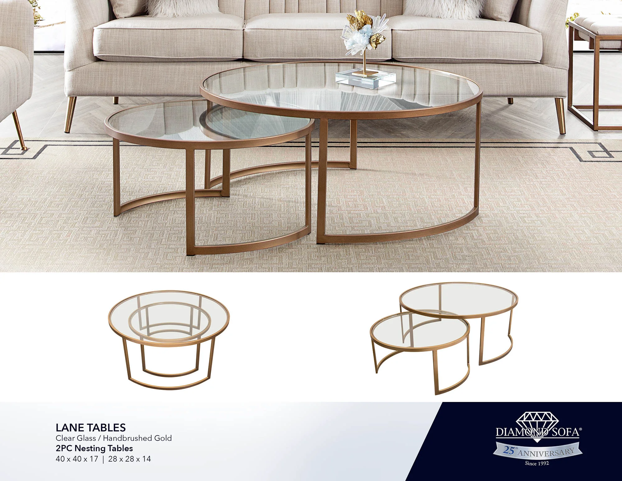 Lane Nesting Table