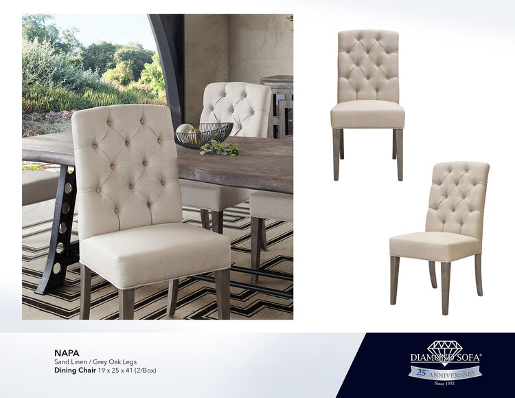Maal Diamond Stitch Upholstered Chair