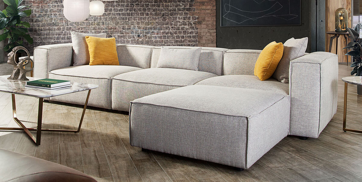 4PC 130" Reversible Sectional