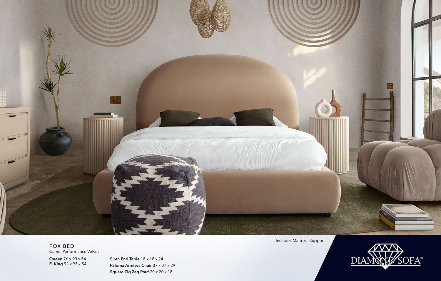 Fox Bed — Diamond Sofa
