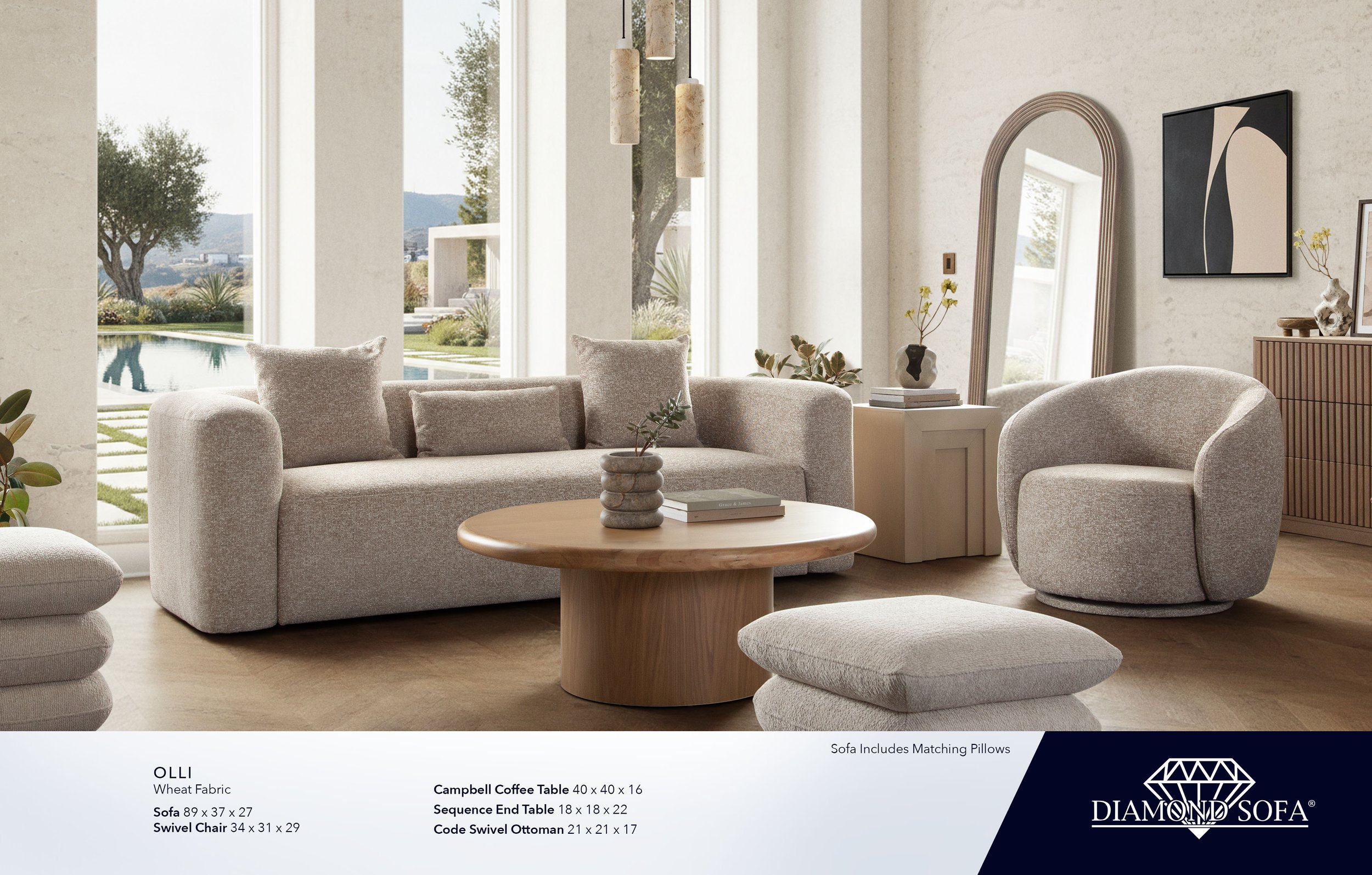 Olli Sofa / Swivel Chair