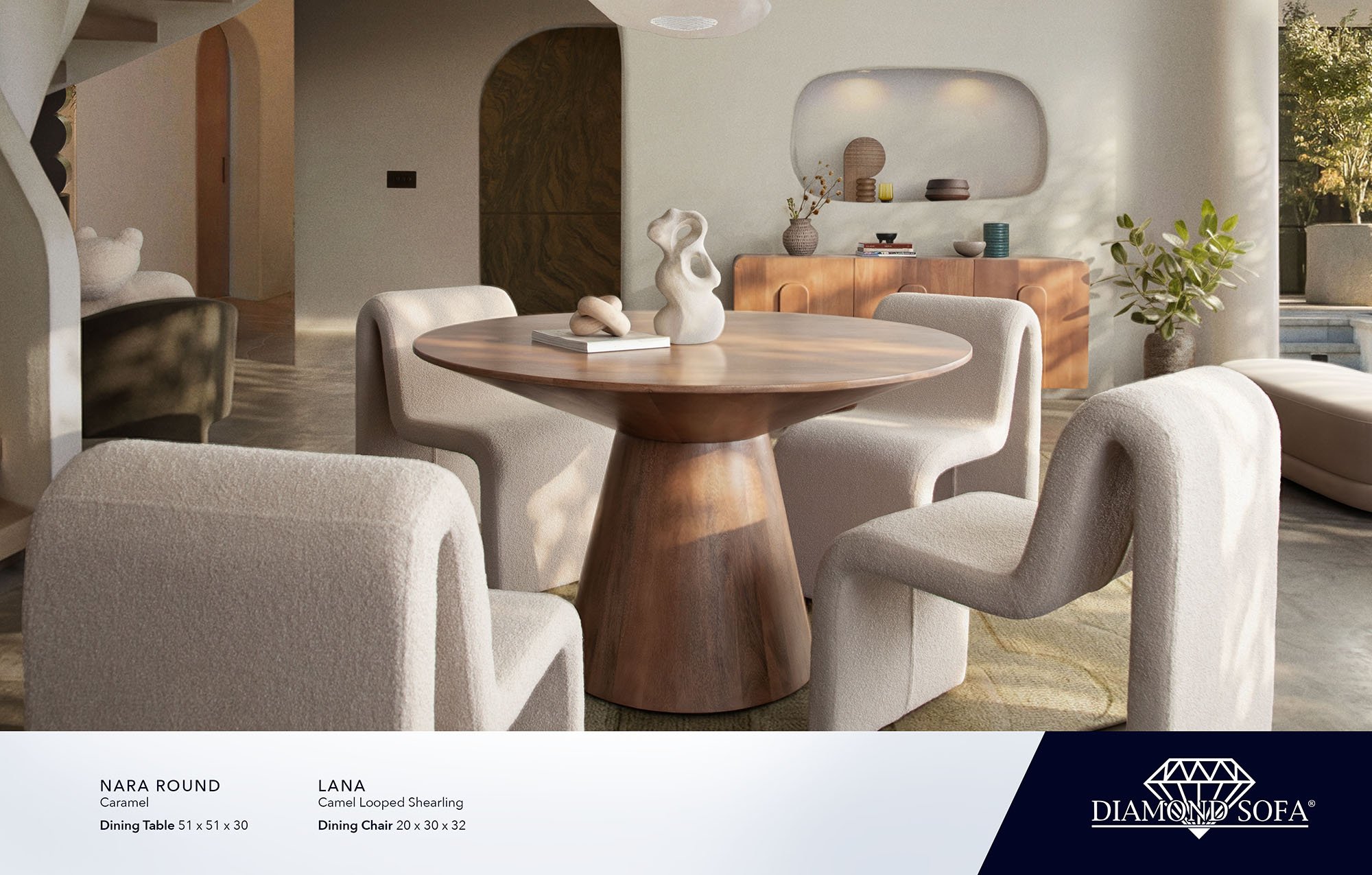 Nara Round Table | Lana Chair