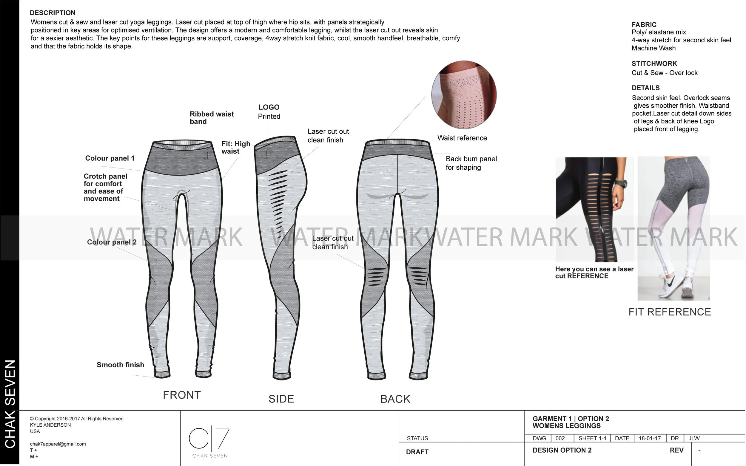 CHAK7 Womens leggings