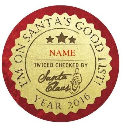 Stamped by Santa Seal
