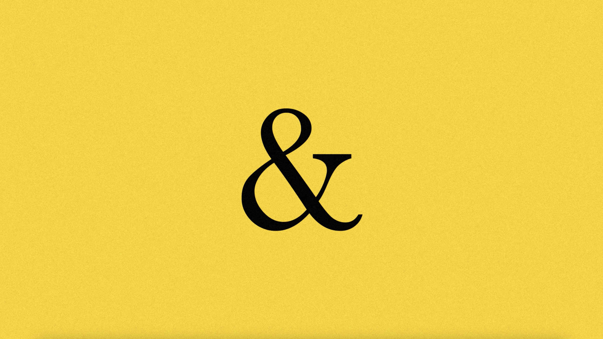 ampersand