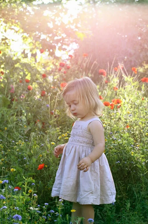 wildflowers and little girls
