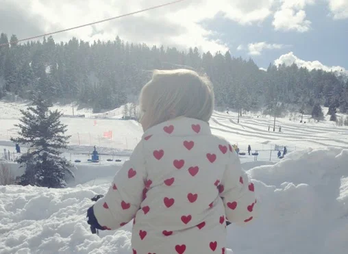 a snowy holiday