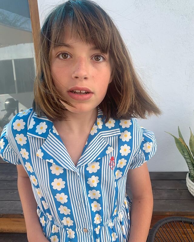 Made a chocolate cake for her auntie Jesse today. Saving money to buy a garter snake named Lapis Lazuli. Gives the best back rubs. Calls me mean fifty times a week. Rides her scooter endlessly. Sings Bowie with flair. Reads me recipes like her great 