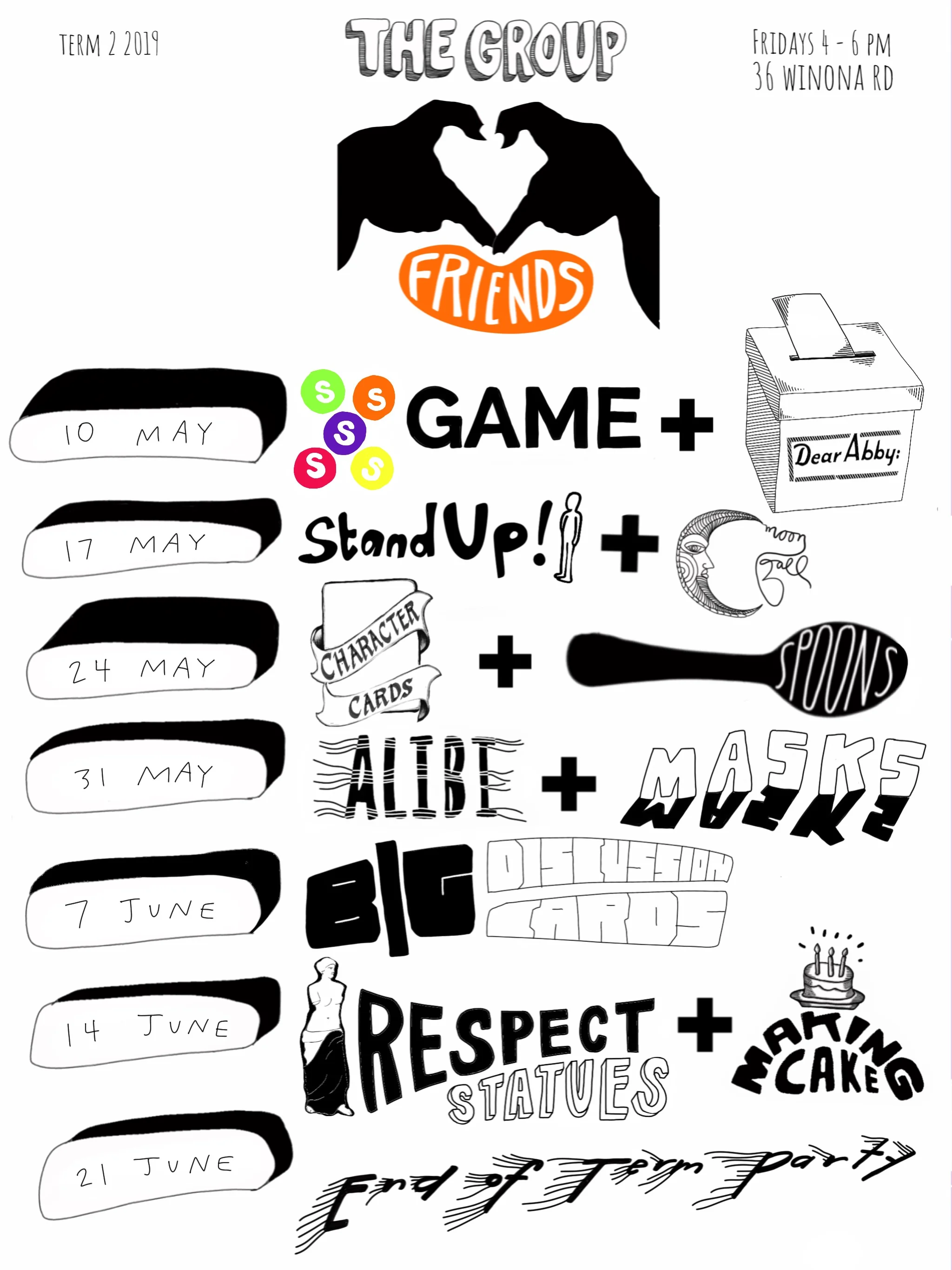 Term 2 Calendar - FRIENDS