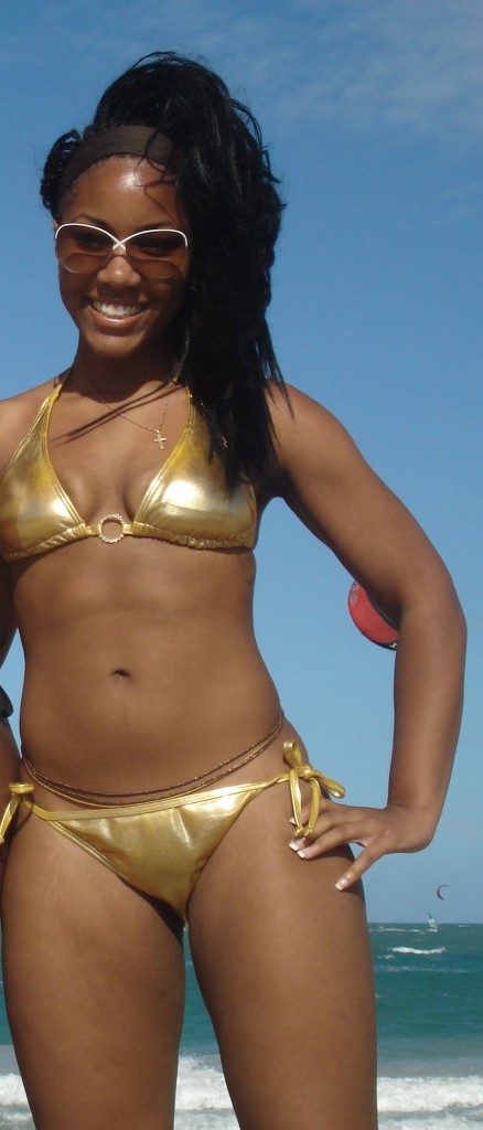 First time in a bikini