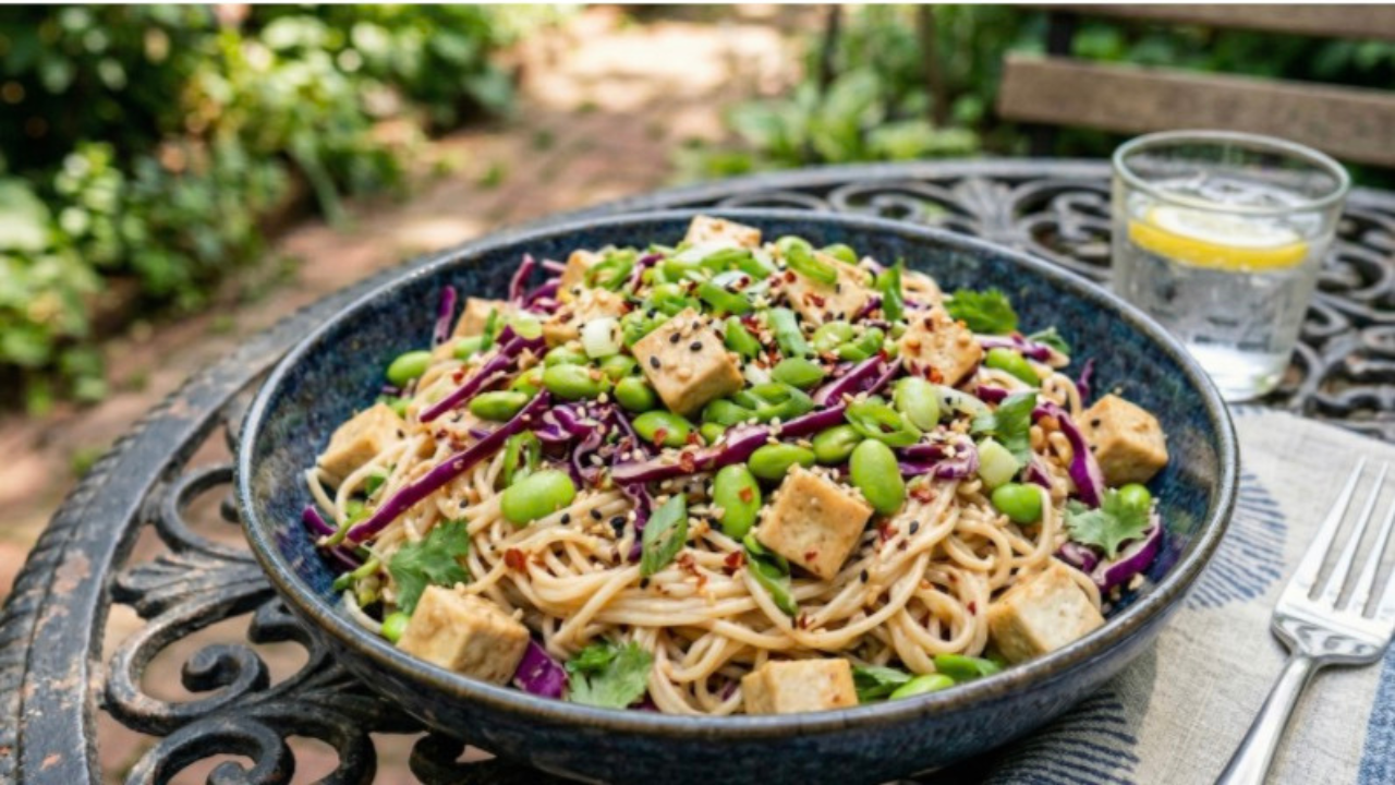 Tofu Noodle Salad
