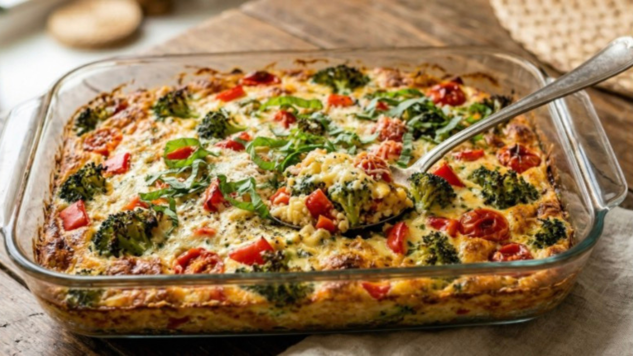 Cottage Cheese Veggie Bake