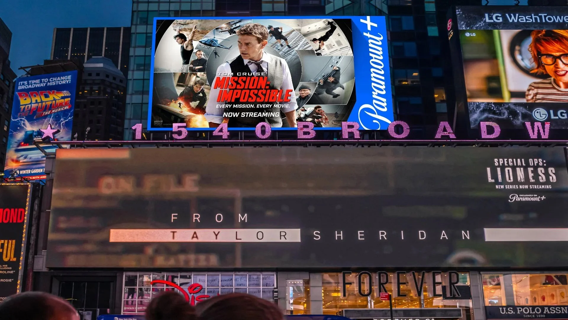   Mission: Impossible  on  Paramount+  DOOH advertisement 