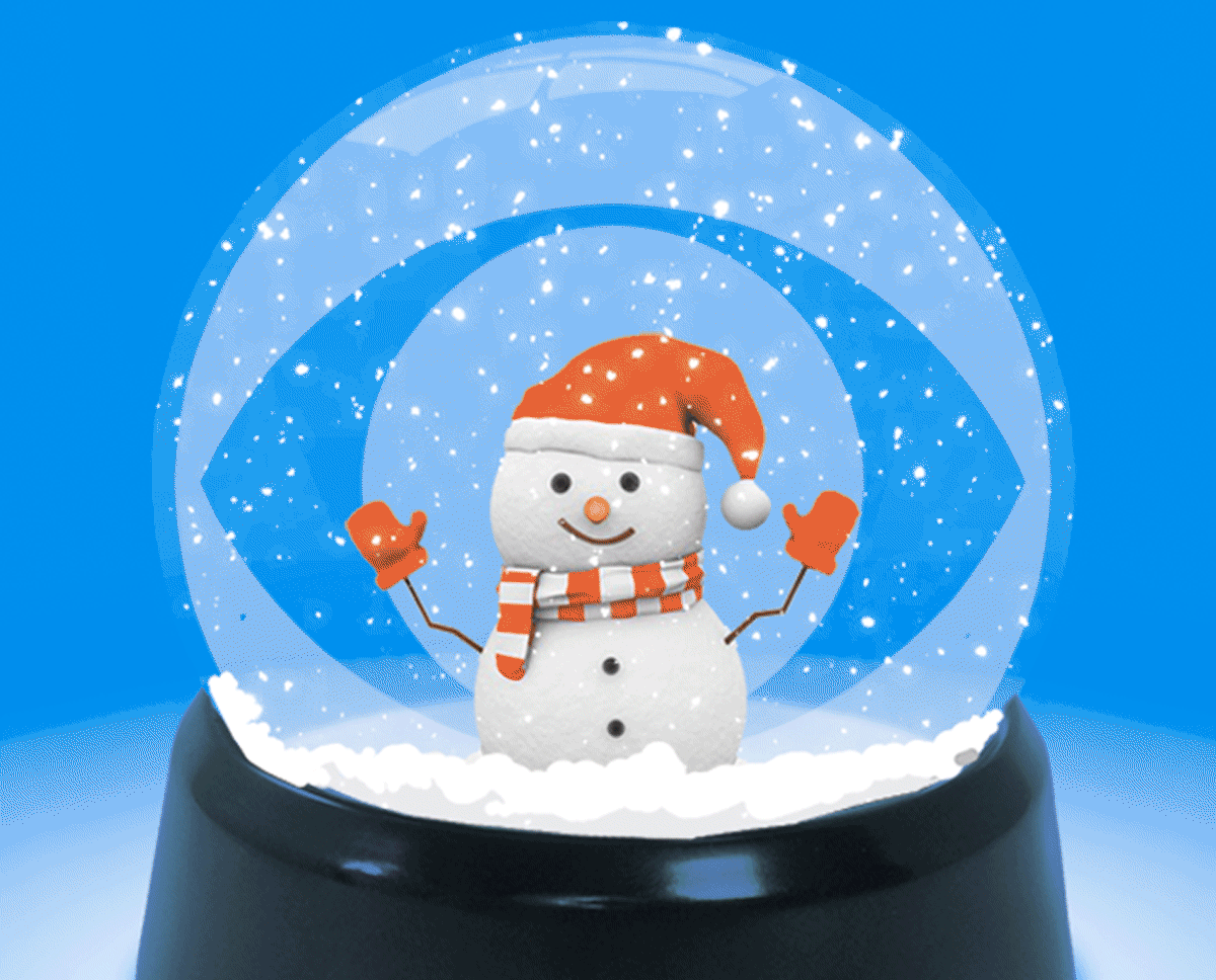 I designed this  CBS All Access  2020 Holiday Email Hero Animation