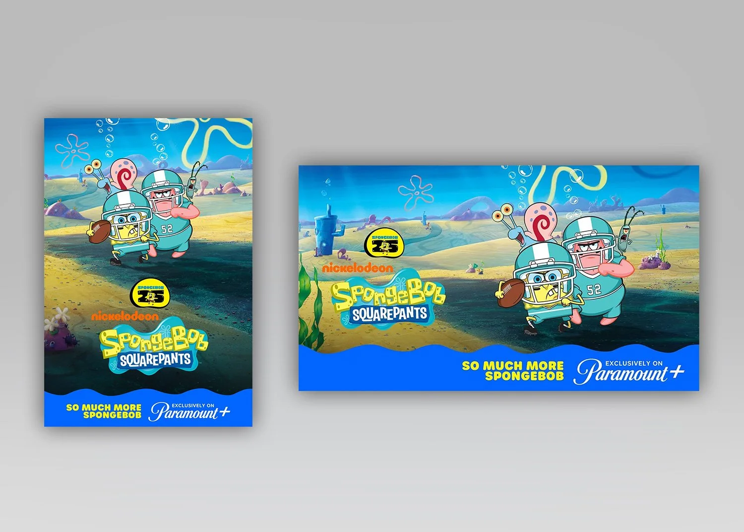  My seasonal key art variant design for  Spongebob Squarepants  on  Paramount+ 