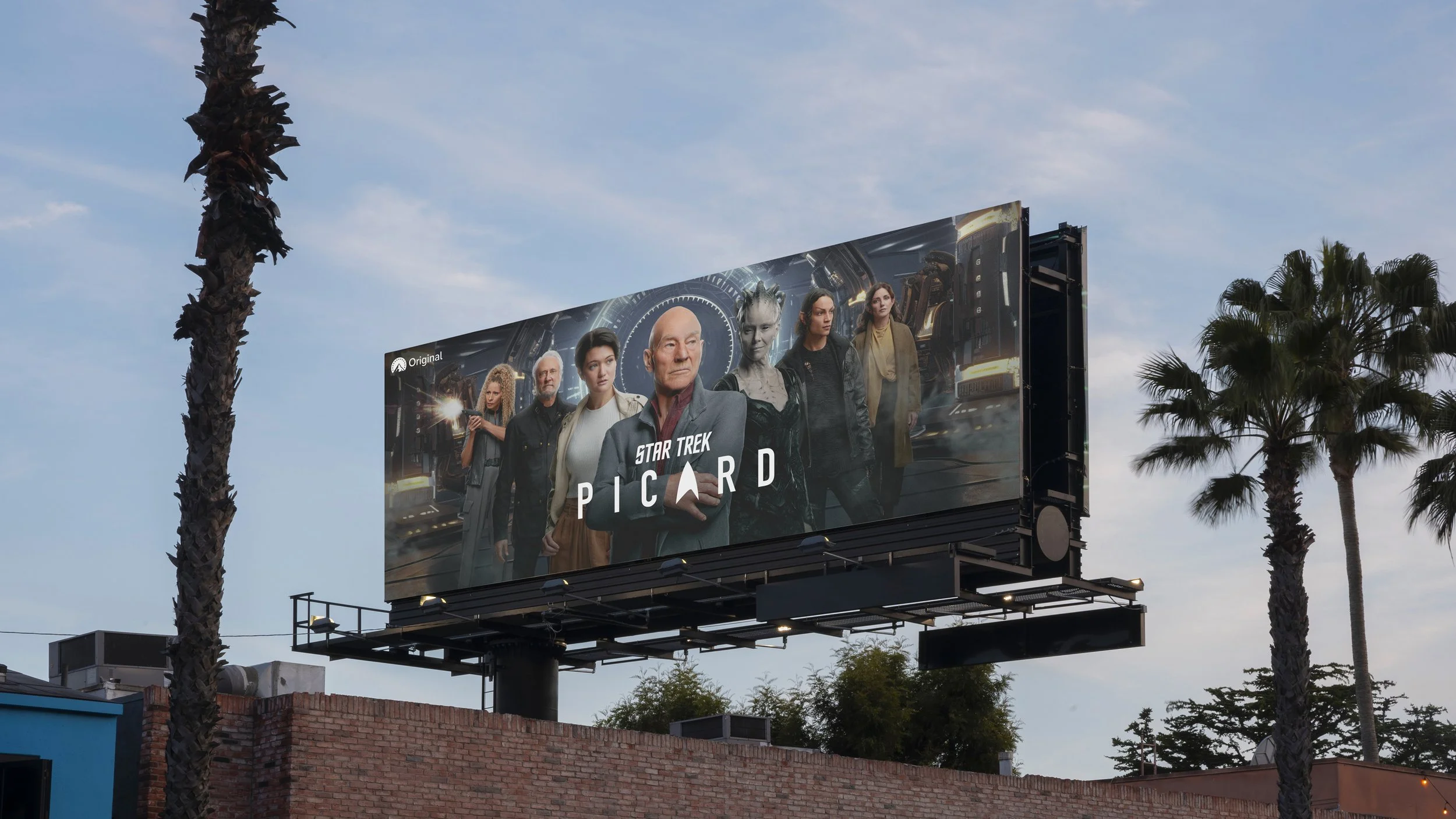   Star Trek: Picard  on  Paramount+  DOOH advertisement 