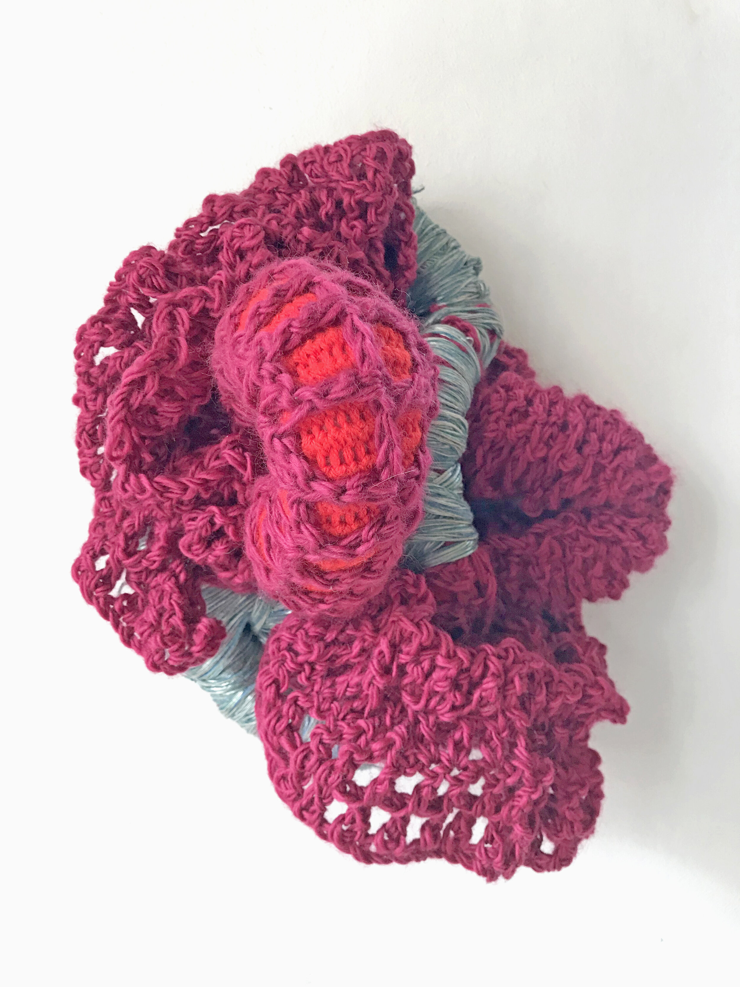 Knitted sculpture