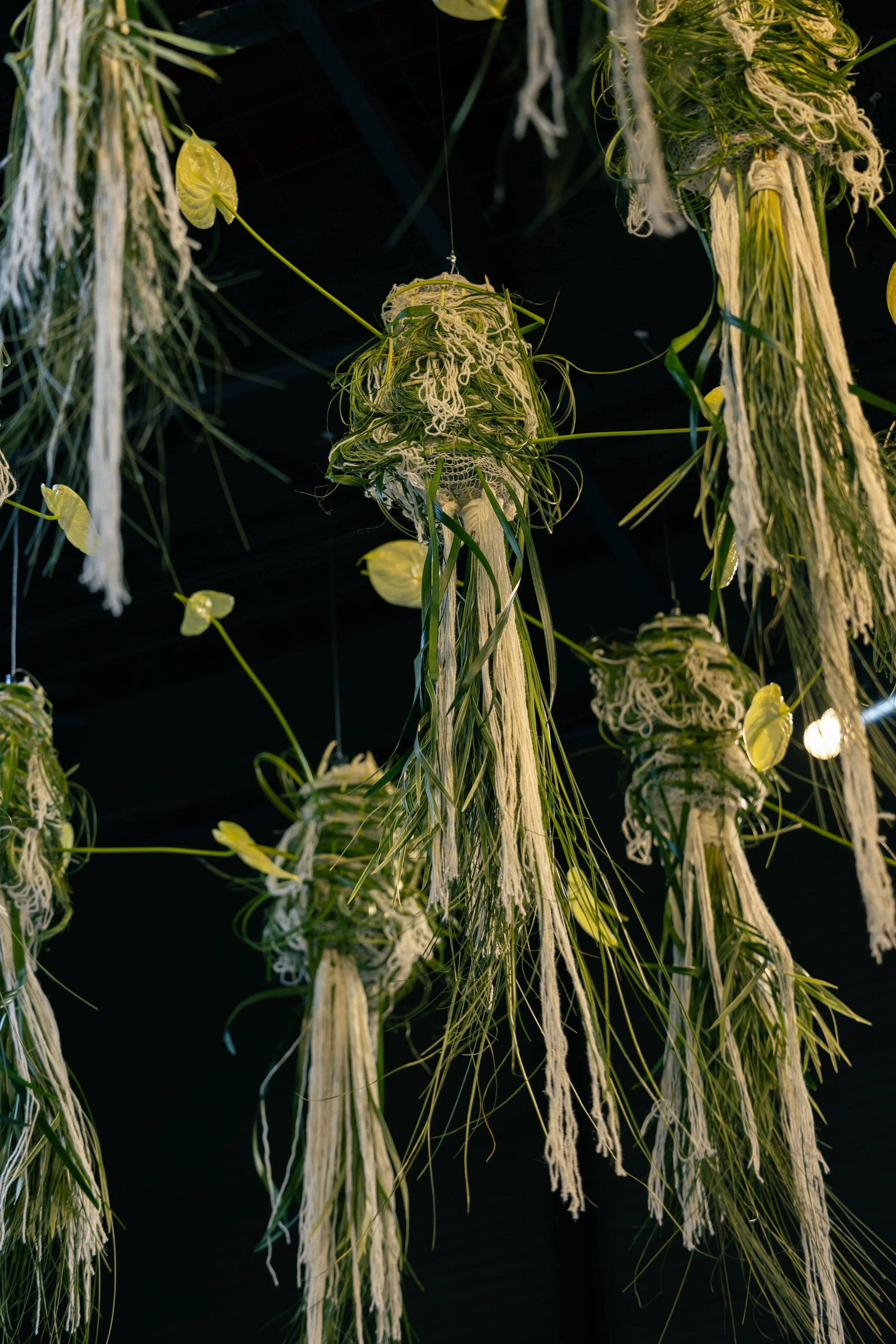 Botanical installation detail for Lexus