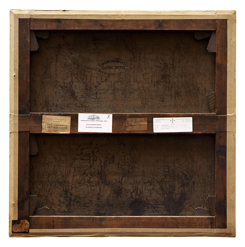 Philippe Gronon Verso n°10, Le Calvaire, Berthe Morisot, Collection particulière, Paris - 2005 Photographie analogique, épreuve numérique pigmentaire, 80 x 80 cm