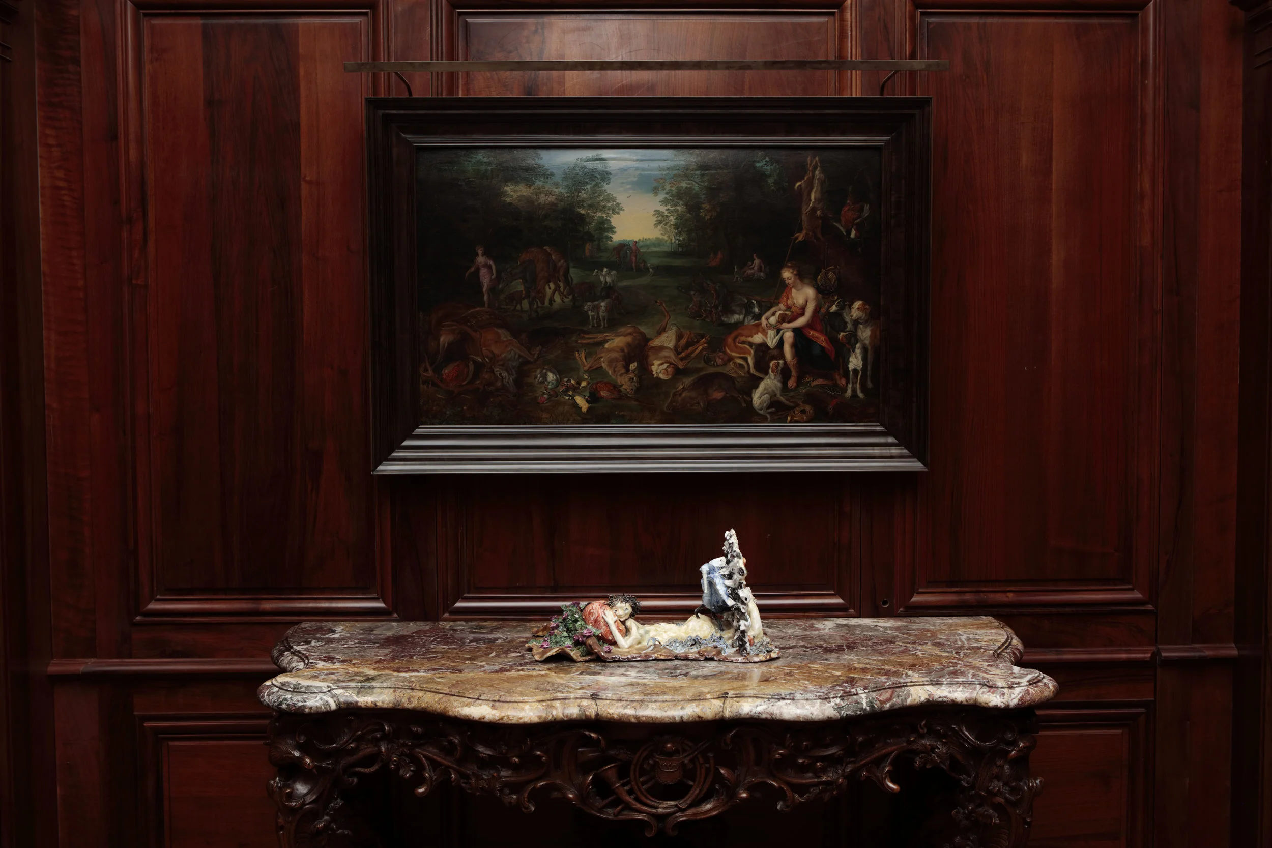   Gaz gracieux,&nbsp; 2014, porcelaine émaillée de Sèvres 