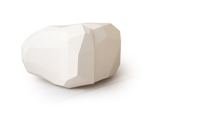 Delphine Coindet, Rocher , 2000