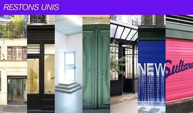 RESTONS UNIS # 2. &ldquo;YOU'LL NEVER WALK ALONE&rdquo;

7 galeries : GALERIE DANYSZ, VALERIA CETRARO, LAURENT GODIN, ÉDOUARD MONTASSUT, MOR CHARPENTIER, NEW GALERIE, SULTANA.
.
.
Du 13 au 27 Juin, 2020 a l&rsquo;espace St Claude de @galerieperrotin