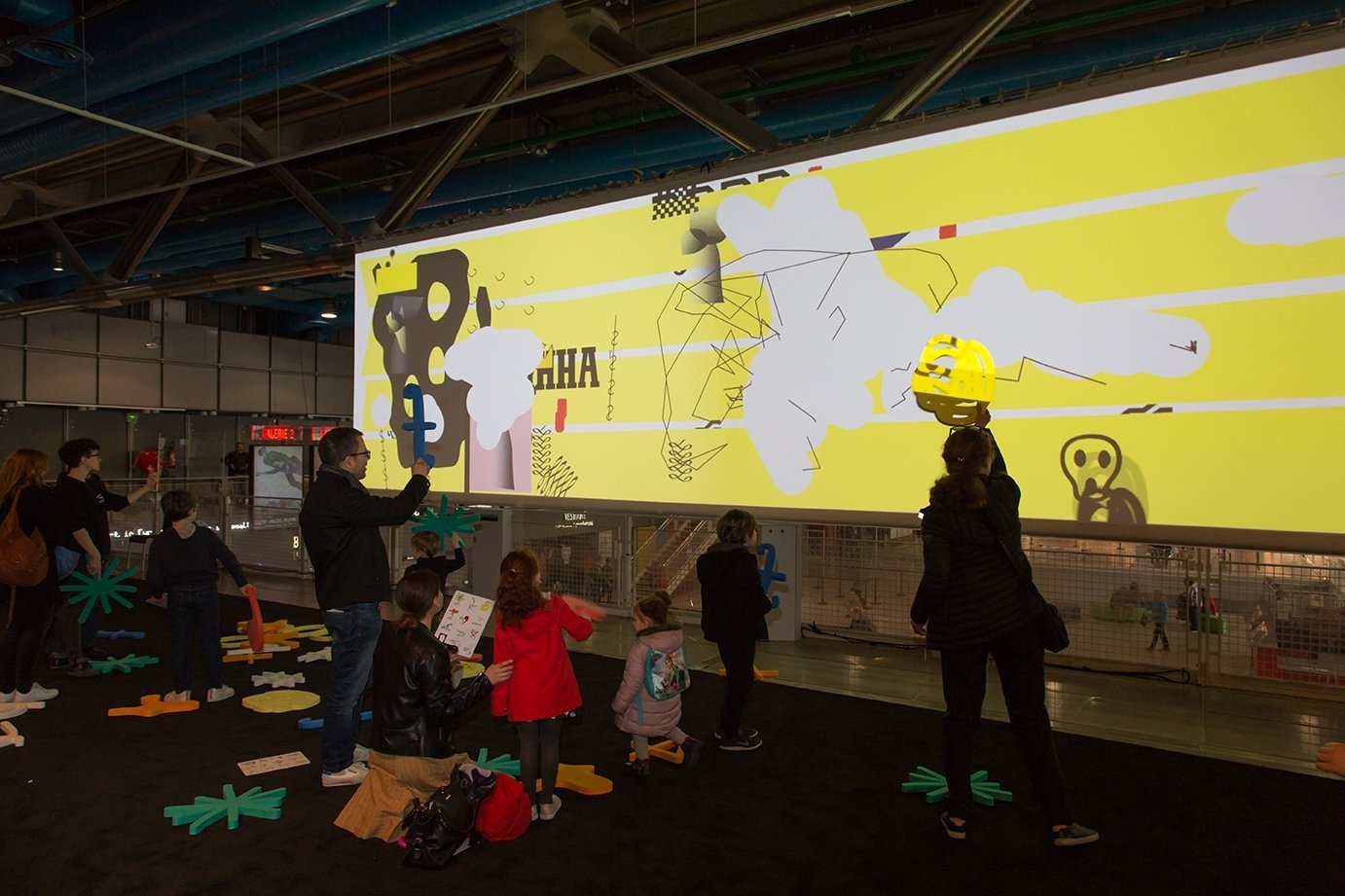 "Un enfant de 5 ans en ferait autant !" Centre Pompidou, Paris, 2018