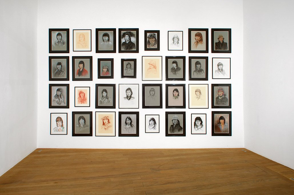 "32 portraits place du tertre", Galerie Laurent Godin, 2006